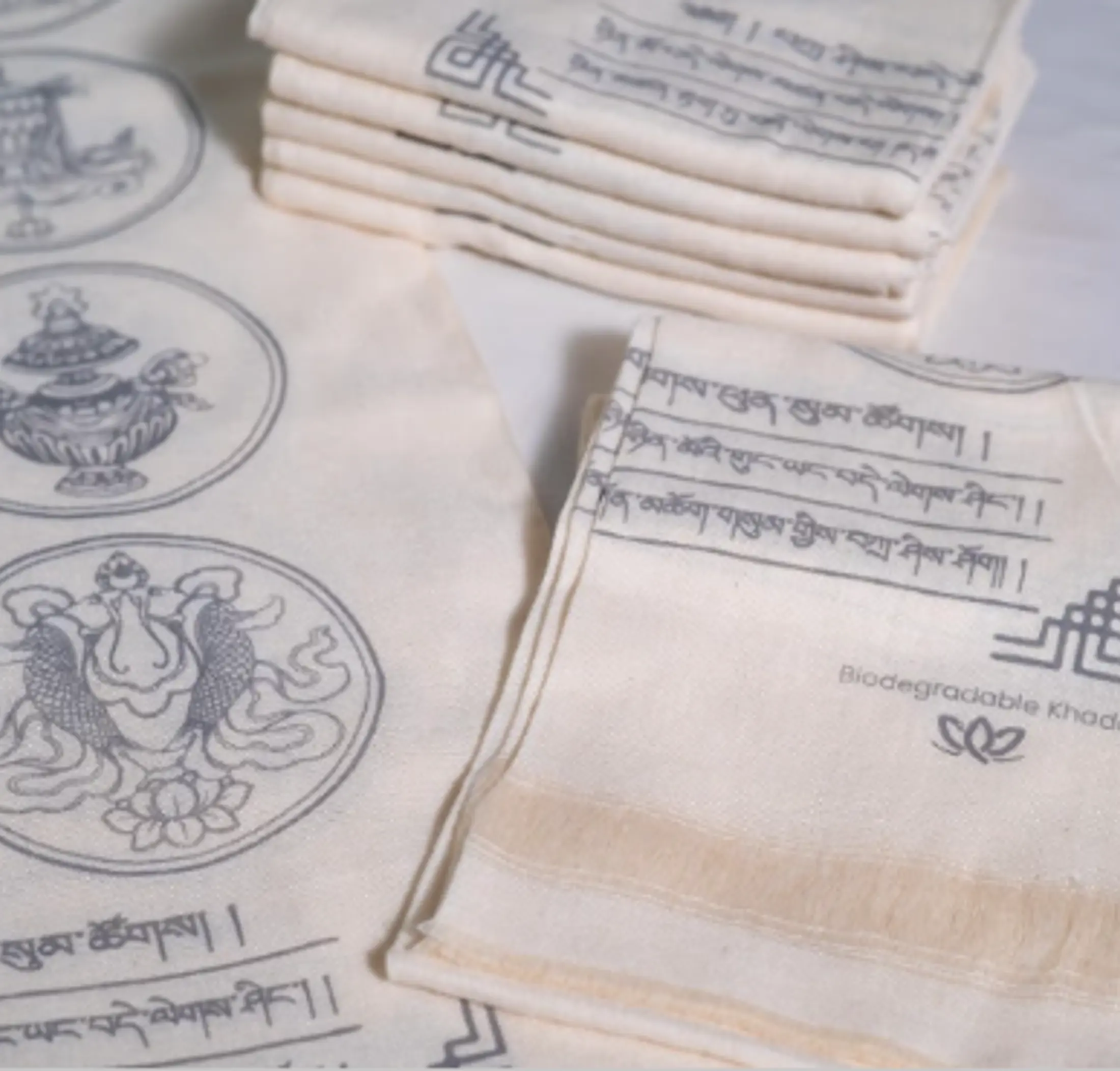 Grey bio-degradable khada 