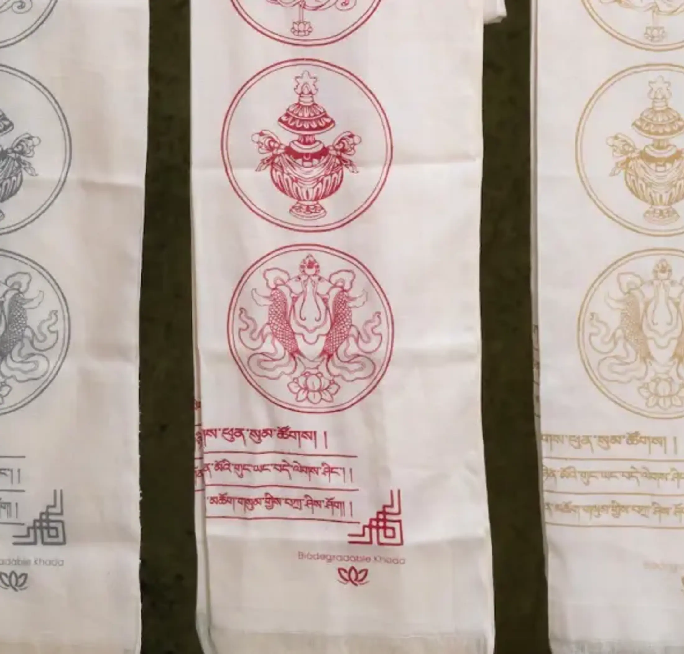 Red bio-degradable Khada