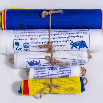 Big color prayer flag