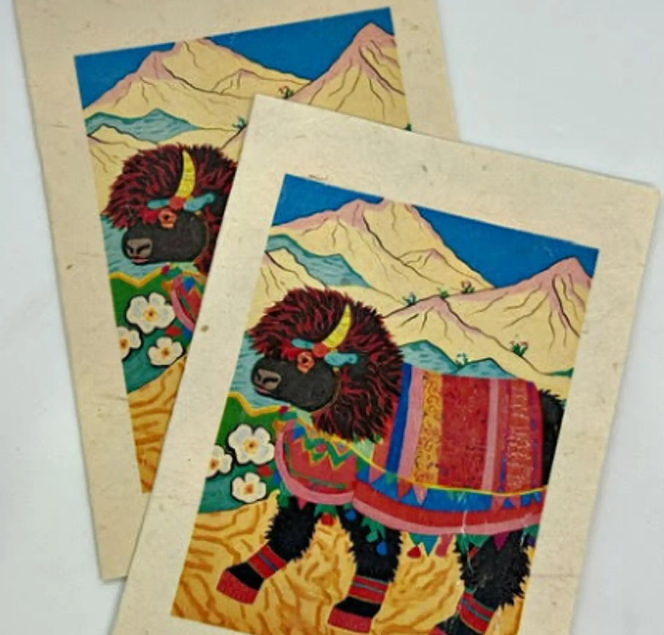 Colorful Creature card 