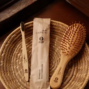 Bamboo hair brush