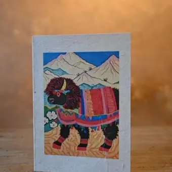 Colorful Creature card 