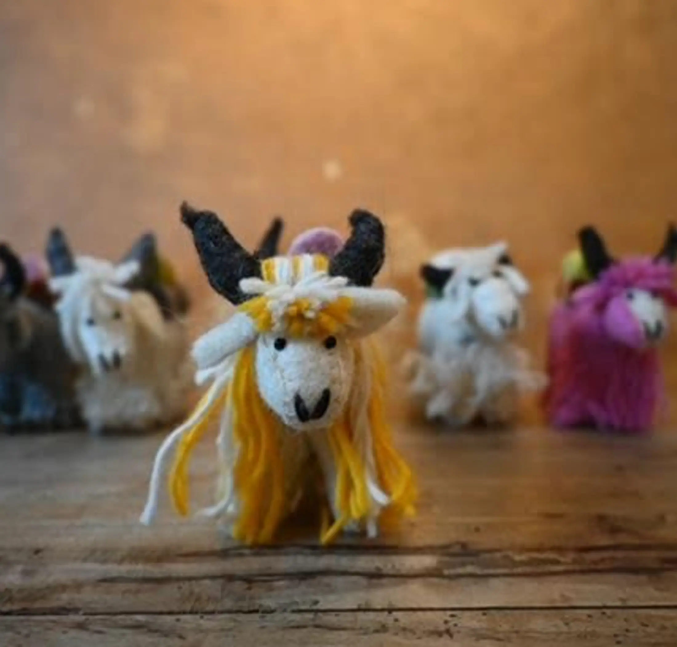 Felted Yak Wool Doll